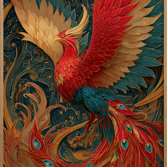 Varme der hvisker - Oak Frame, No Border