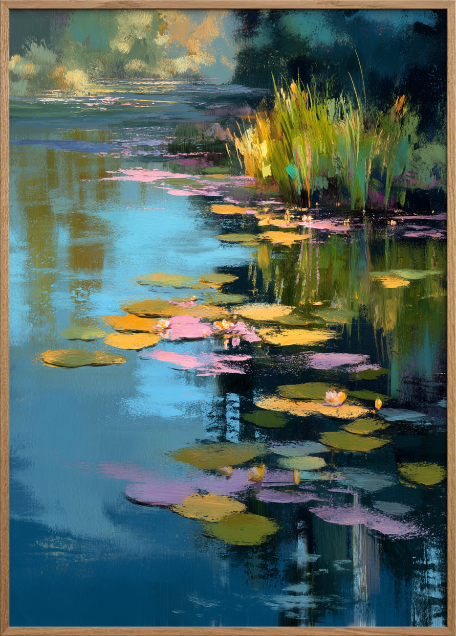 Vandets sagte klang - Oak Frame, No Border