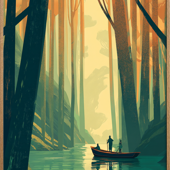 Skovens stille hvisken - Oak Frame, No Border