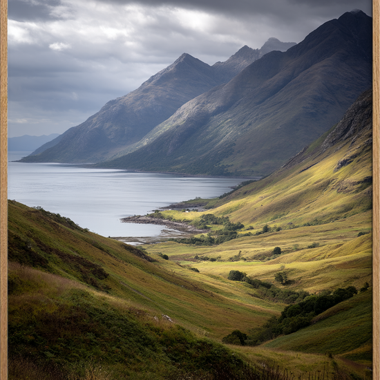 Havets hvisken i dalen - Oak Frame, No Border