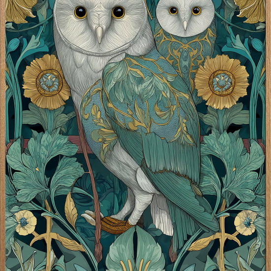 Uglernes gyldne hvisken - Oak Frame, No Border