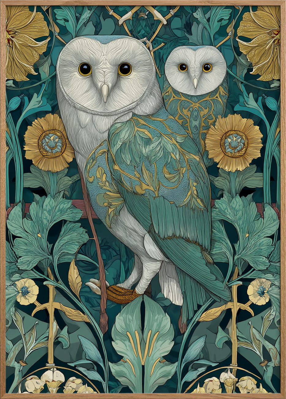 Uglernes gyldne hvisken - Oak Frame, No Border