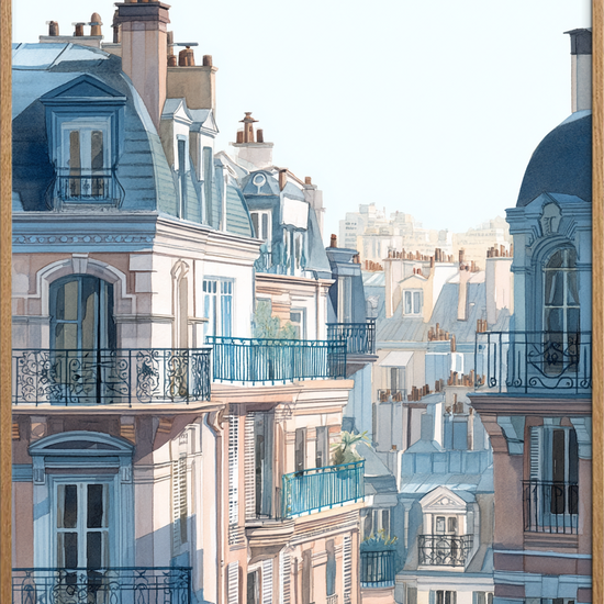 Hvisken fra smedejernsbalkoner - Oak Frame, No Border