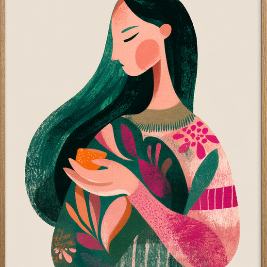 Smagen af grønne minder - Oak Frame, No Border