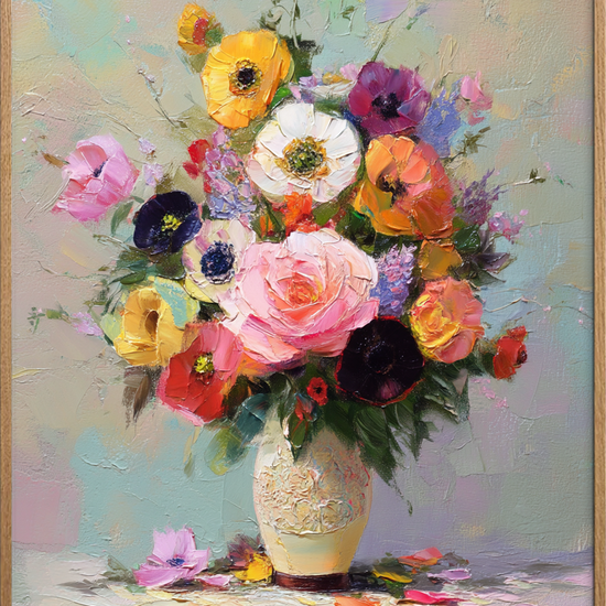 Farvernes stille klang - Oak Frame, No Border