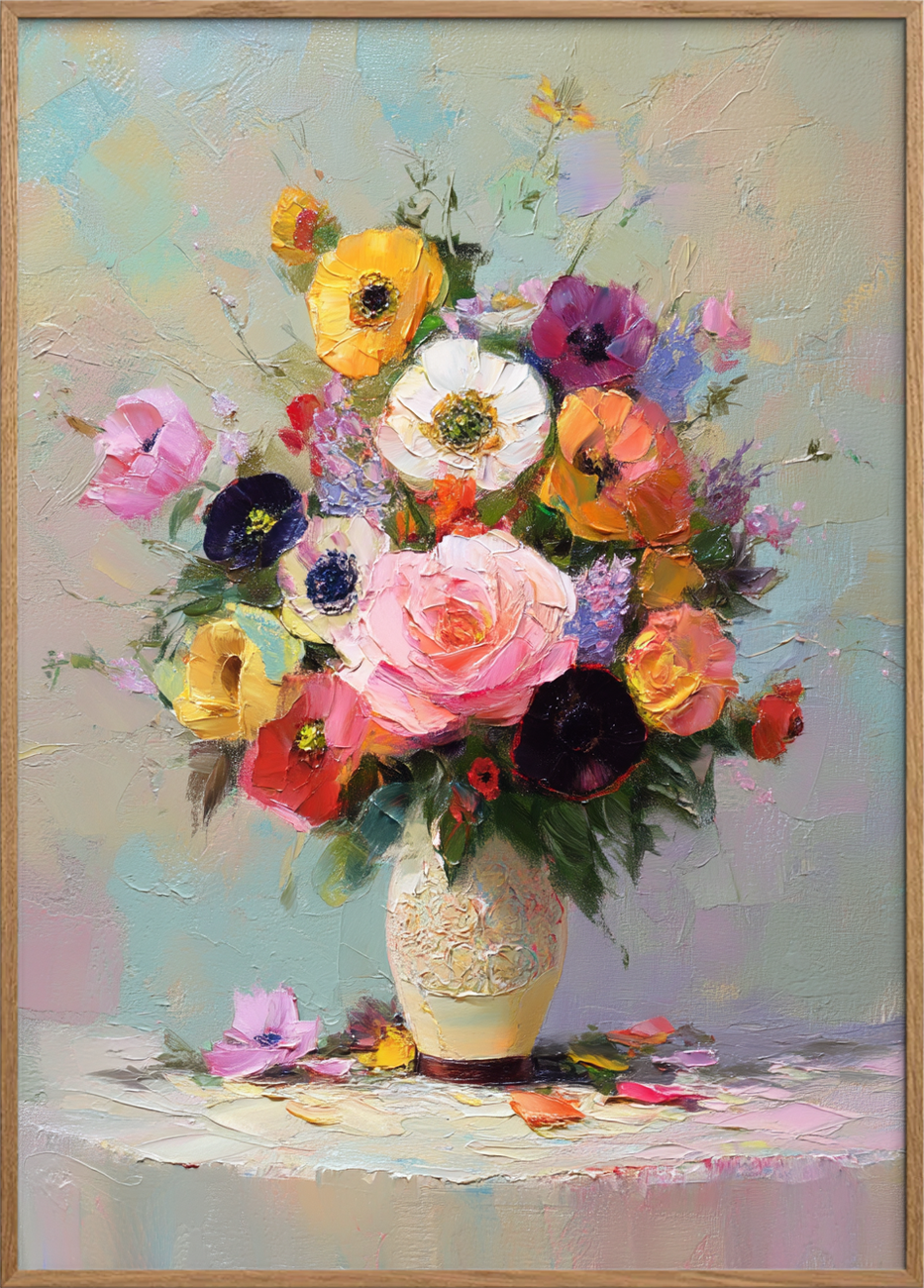 Farvernes stille klang - Oak Frame, No Border