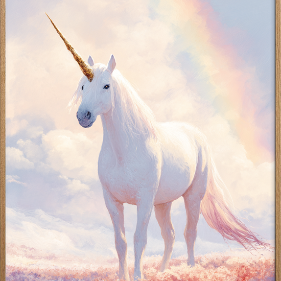 Enhjørningens stille sang - Oak Frame, No Border