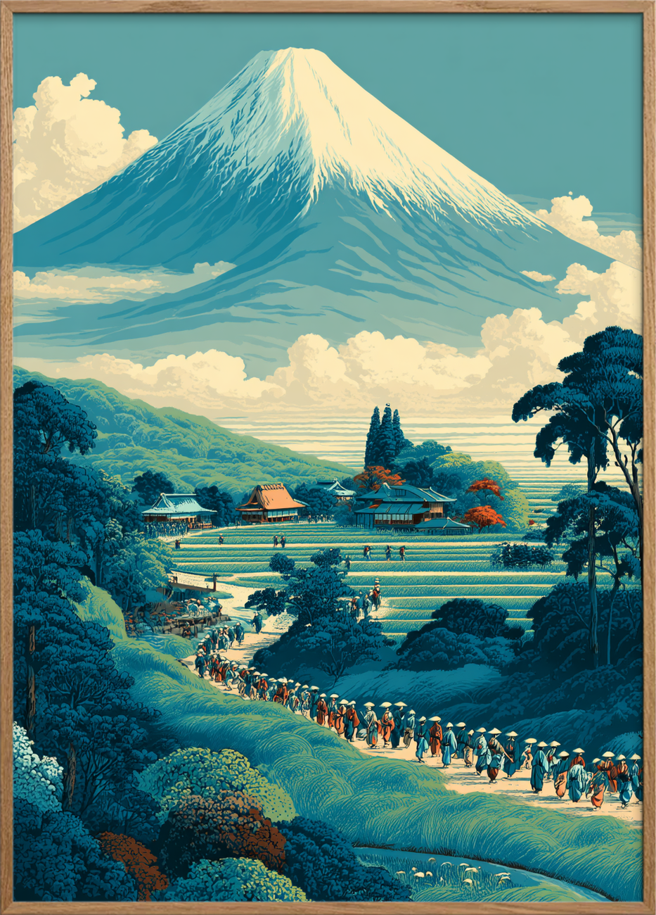 Fodtrin langs evighedens sti - Oak Frame, No Border