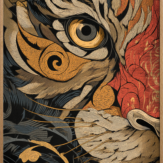 Silkens hemmelige brøl - Oak Frame, No Border