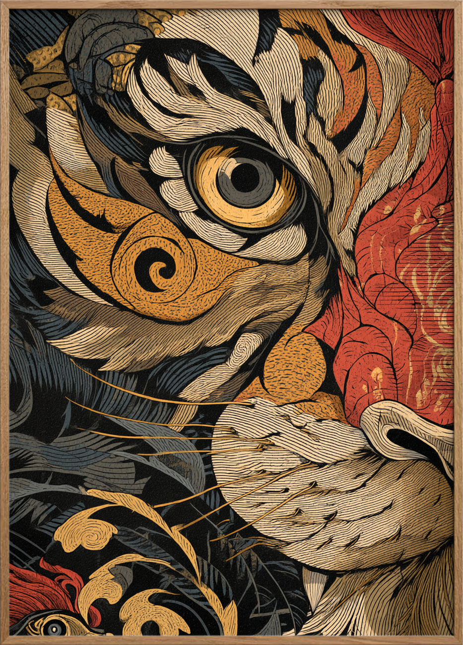 Silkens hemmelige brøl - Oak Frame, No Border