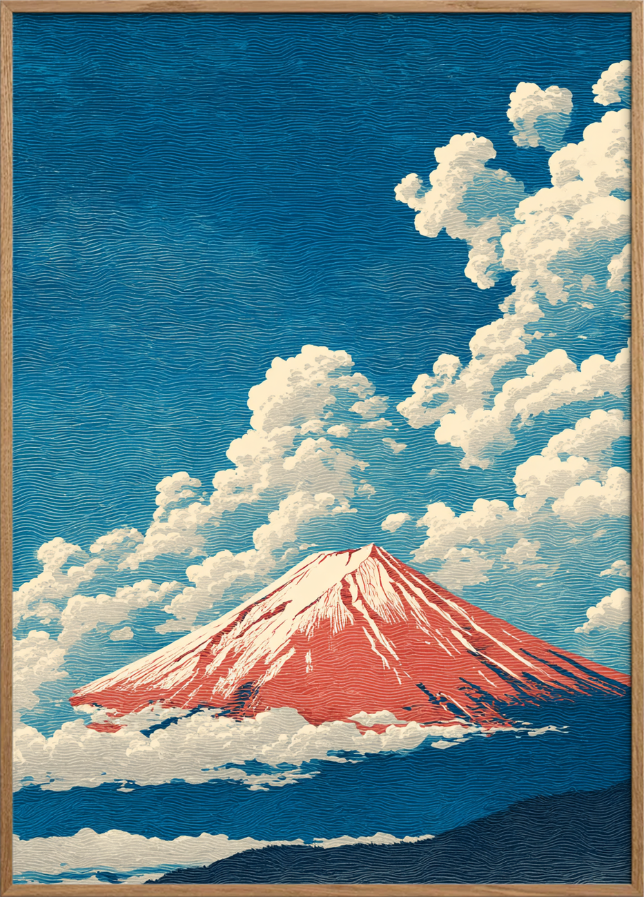 Skyernes bløde hvisken - Oak Frame, No Border