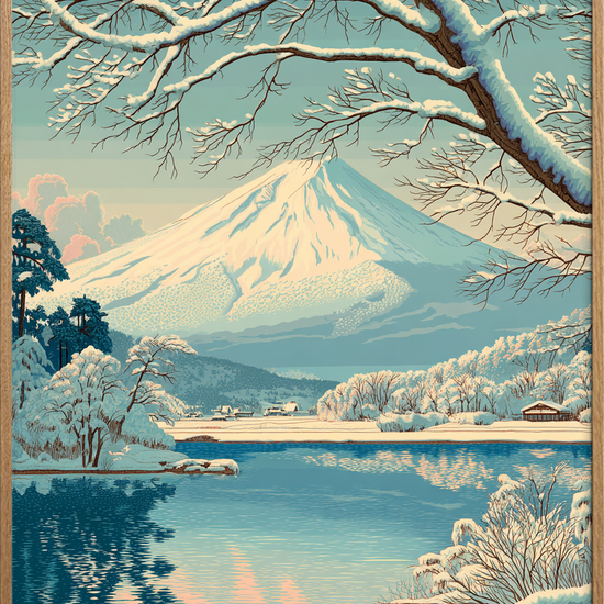 Isens blide hvisken - Oak Frame, No Border