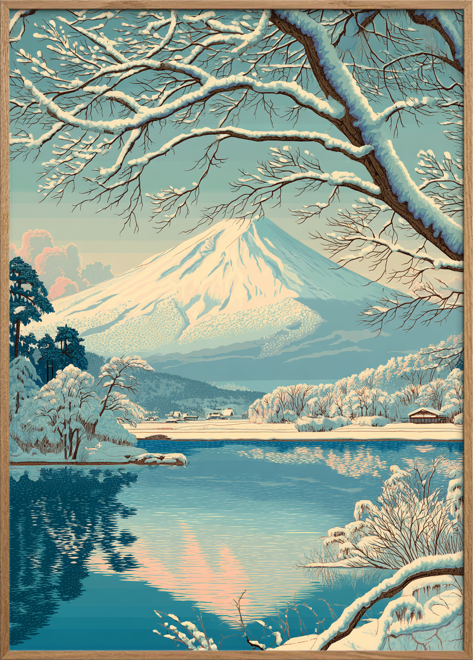 Isens blide hvisken - Oak Frame, No Border