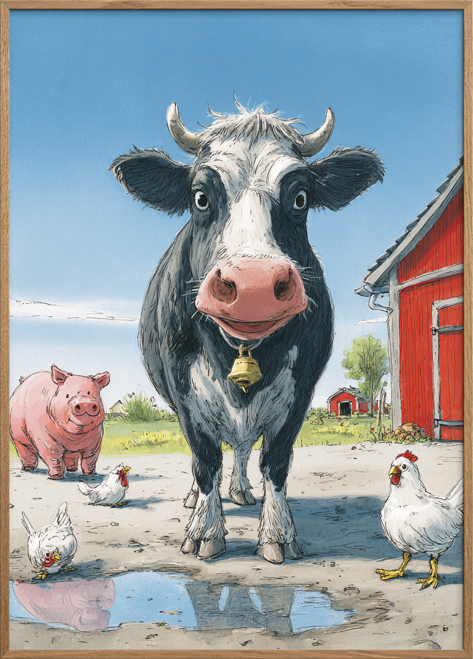 Klokkeklang fra gården - Oak Frame, No Border