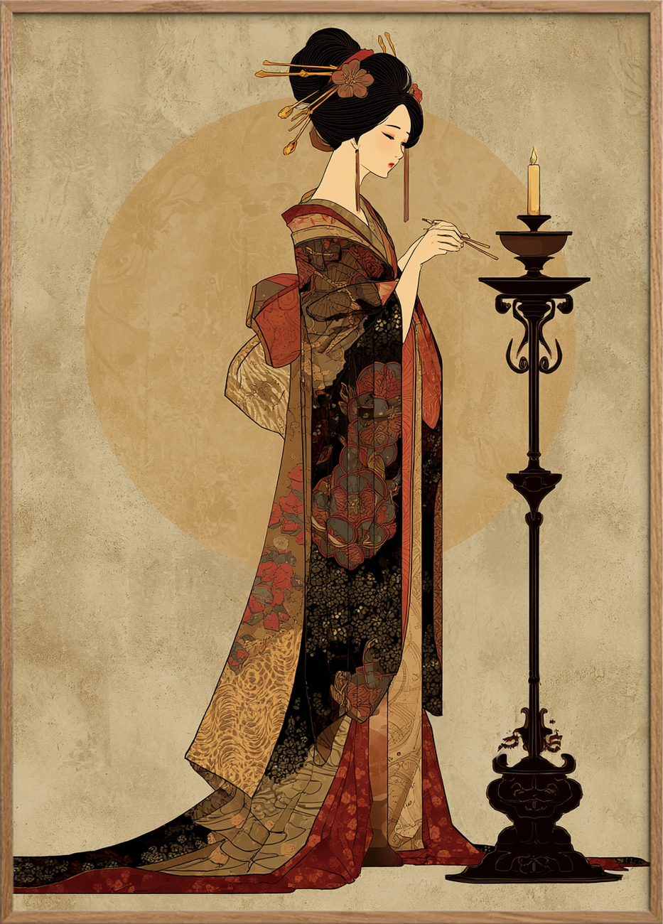 Silkens kølige kærtegn - Oak Frame, No Border