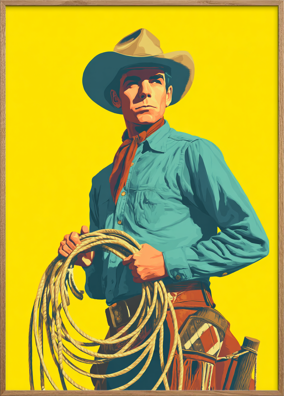 Lassoens rytme - Oak Frame, No Border