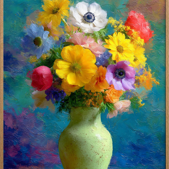 Smagen af farver - Oak Frame, No Border