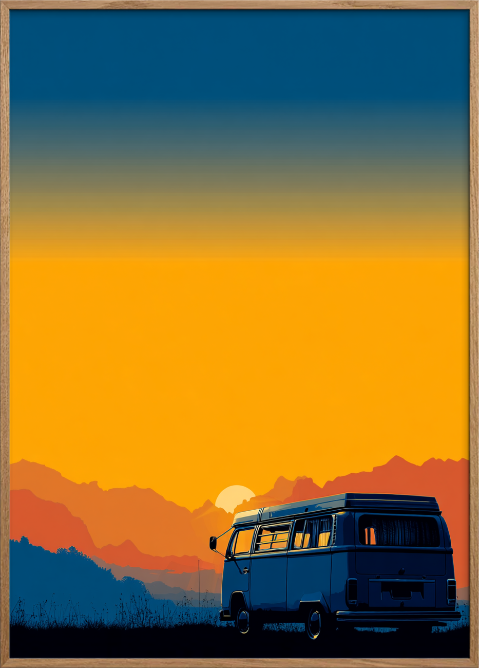 Smagen af frihed - Oak Frame, No Border