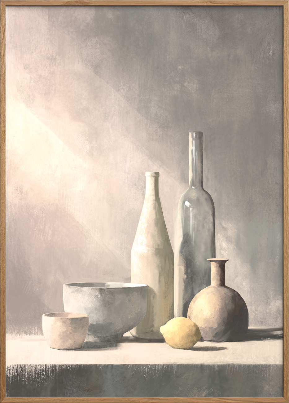 Lysets tørre hvisken - Oak Frame, No Border