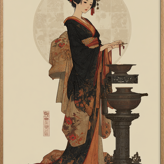 Røgens stille hvisken - Oak Frame, No Border