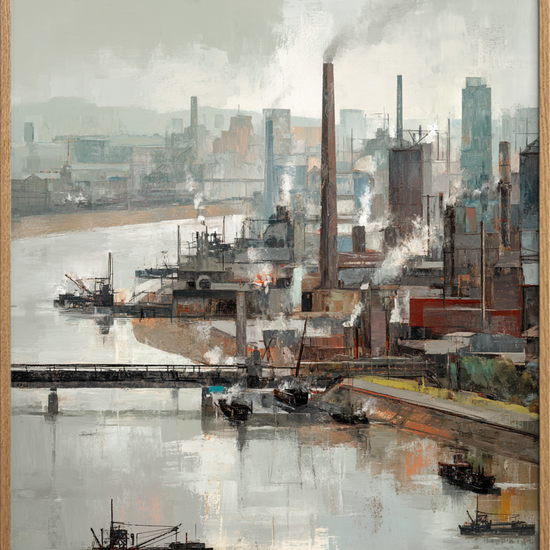 Stålens kolde kærtegn - Oak Frame, No Border