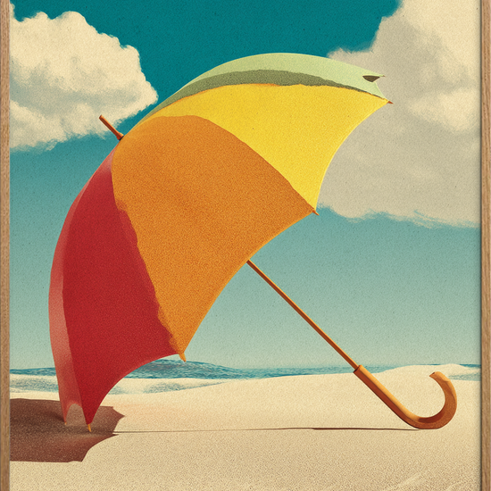 Sommerens sagte hvisken - Oak Frame, No Border