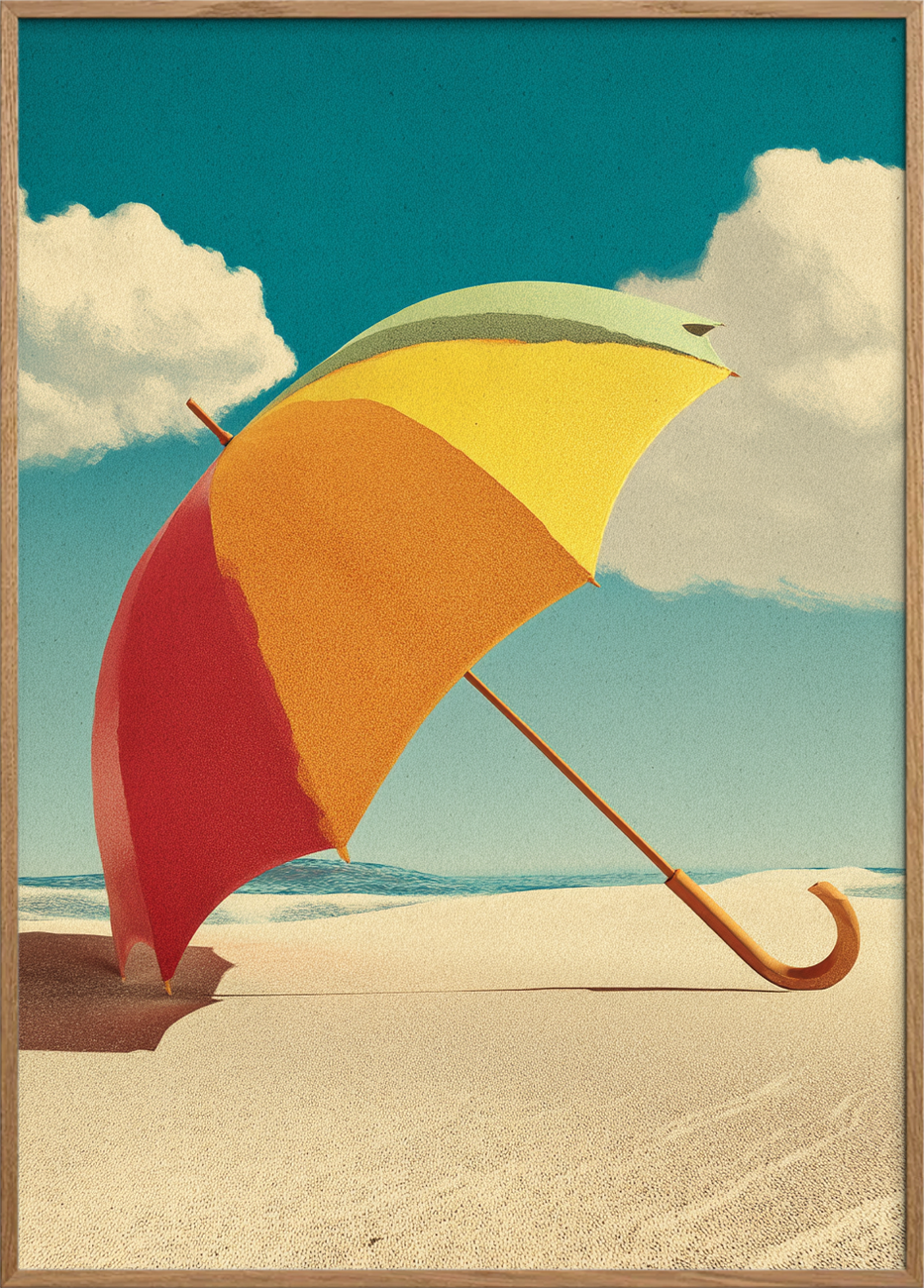 Sommerens sagte hvisken - Oak Frame, No Border