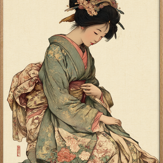 Silkets hvisken - Oak Frame, No Border