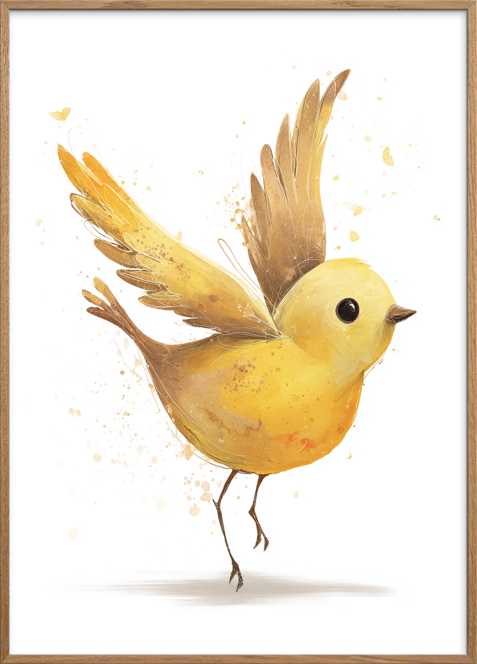 Honningklang i let vingeslag - Oak Frame, No Border