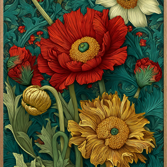 Duft af skjult symfoni - Oak Frame, No Border