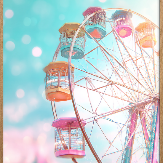 Smag af sukkerspind - Oak Frame, No Border