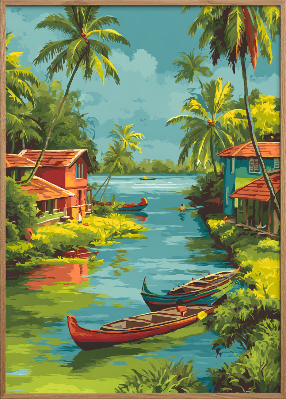 Vindens salte sang - Oak Frame, No Border