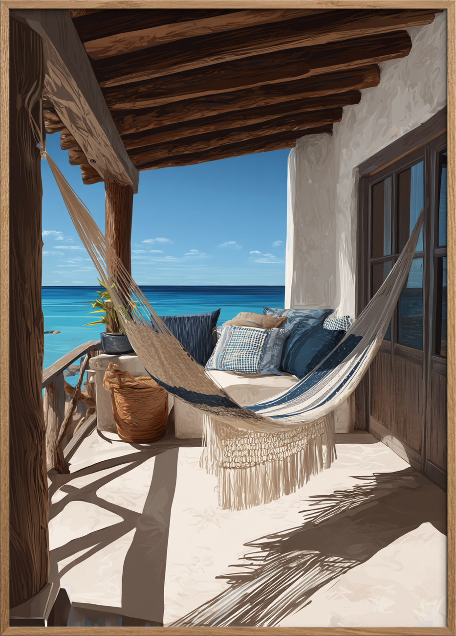 Havsus og svale drømme - Oak Frame, No Border