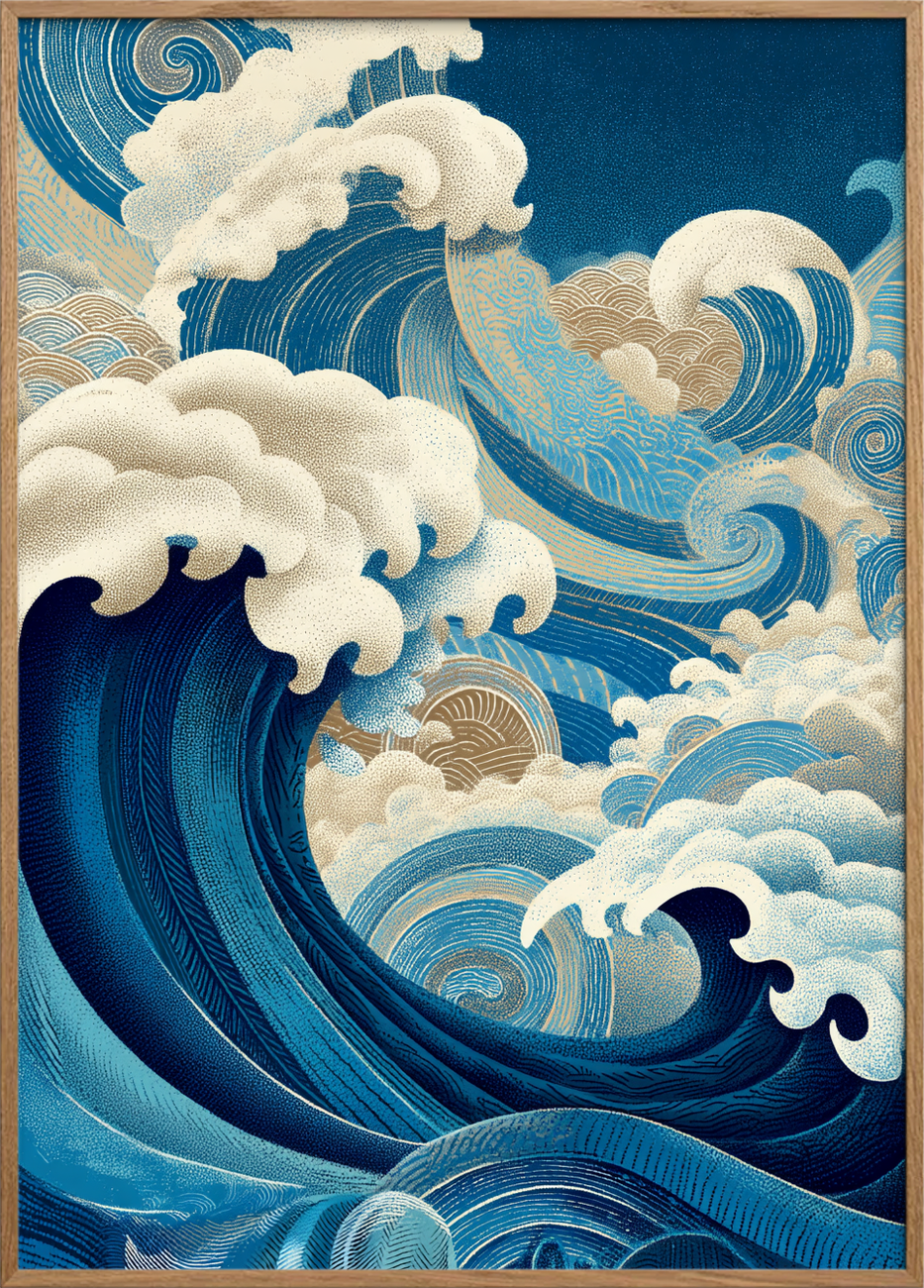 Lyden af havets sang - Oak Frame, No Border