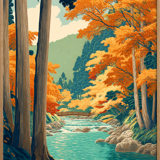 Bækens rytmiske klang - Oak Frame, No Border