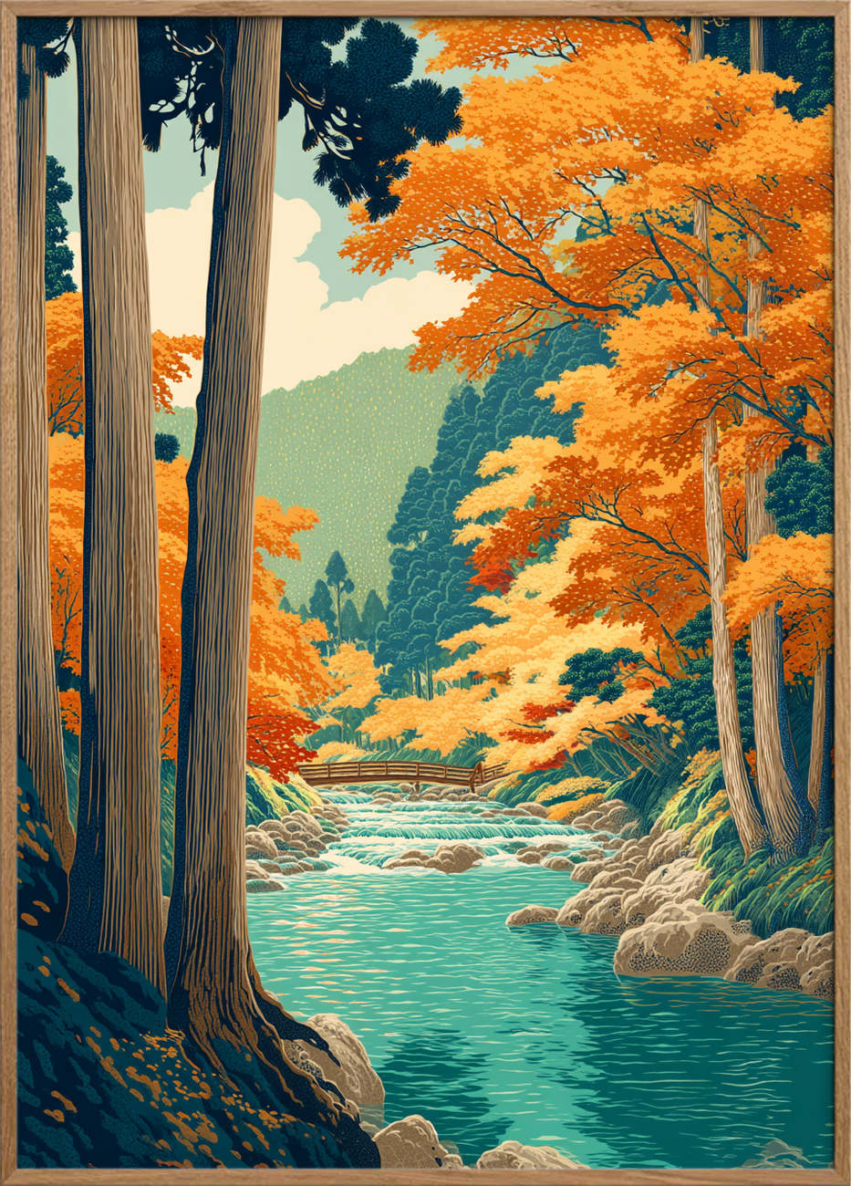 Bækens rytmiske klang - Oak Frame, No Border