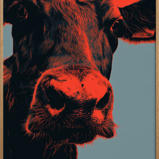 Våd mule, dyb brummen - Oak Frame, No Border