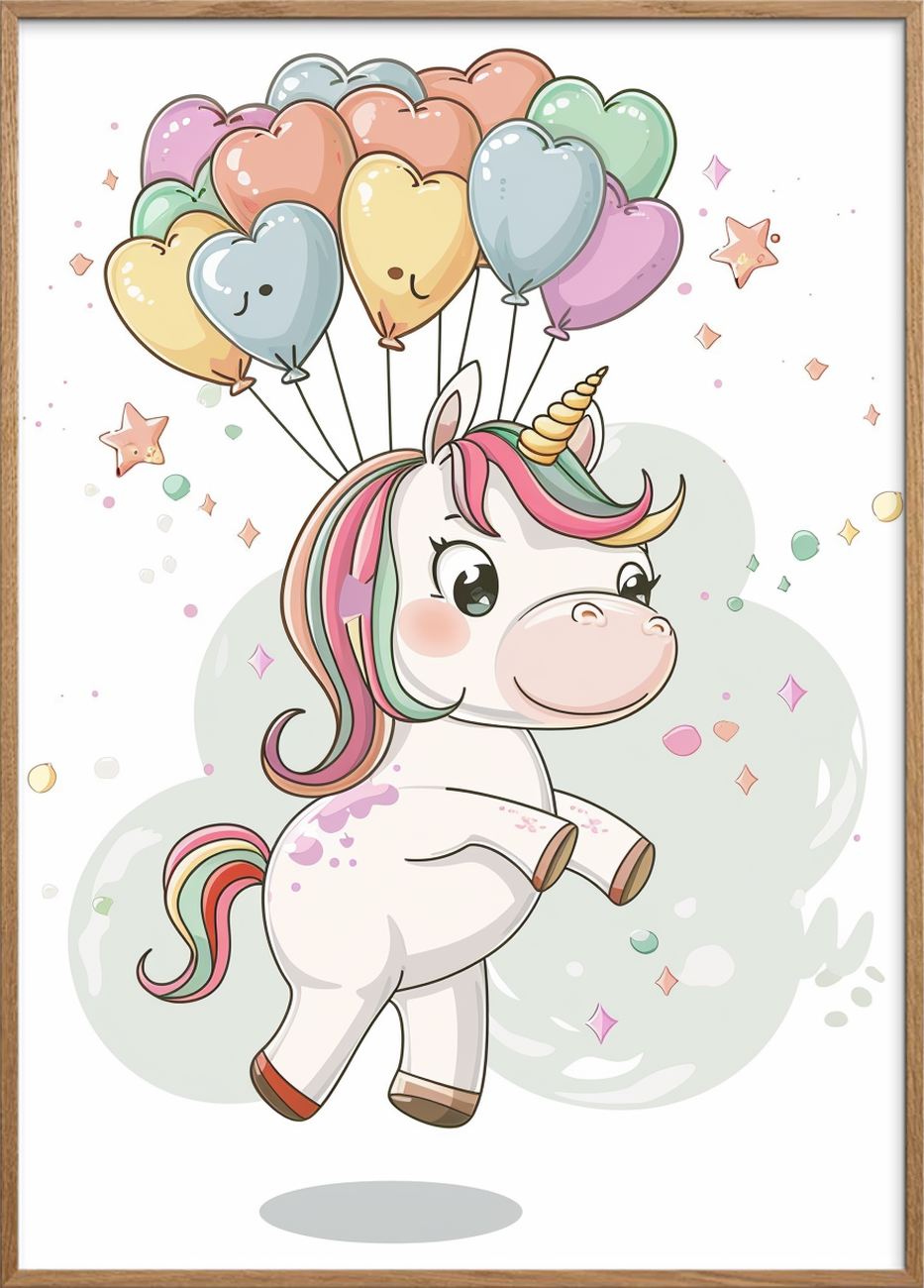 Luftens sukkersøde hvisken - Oak Frame, No Border