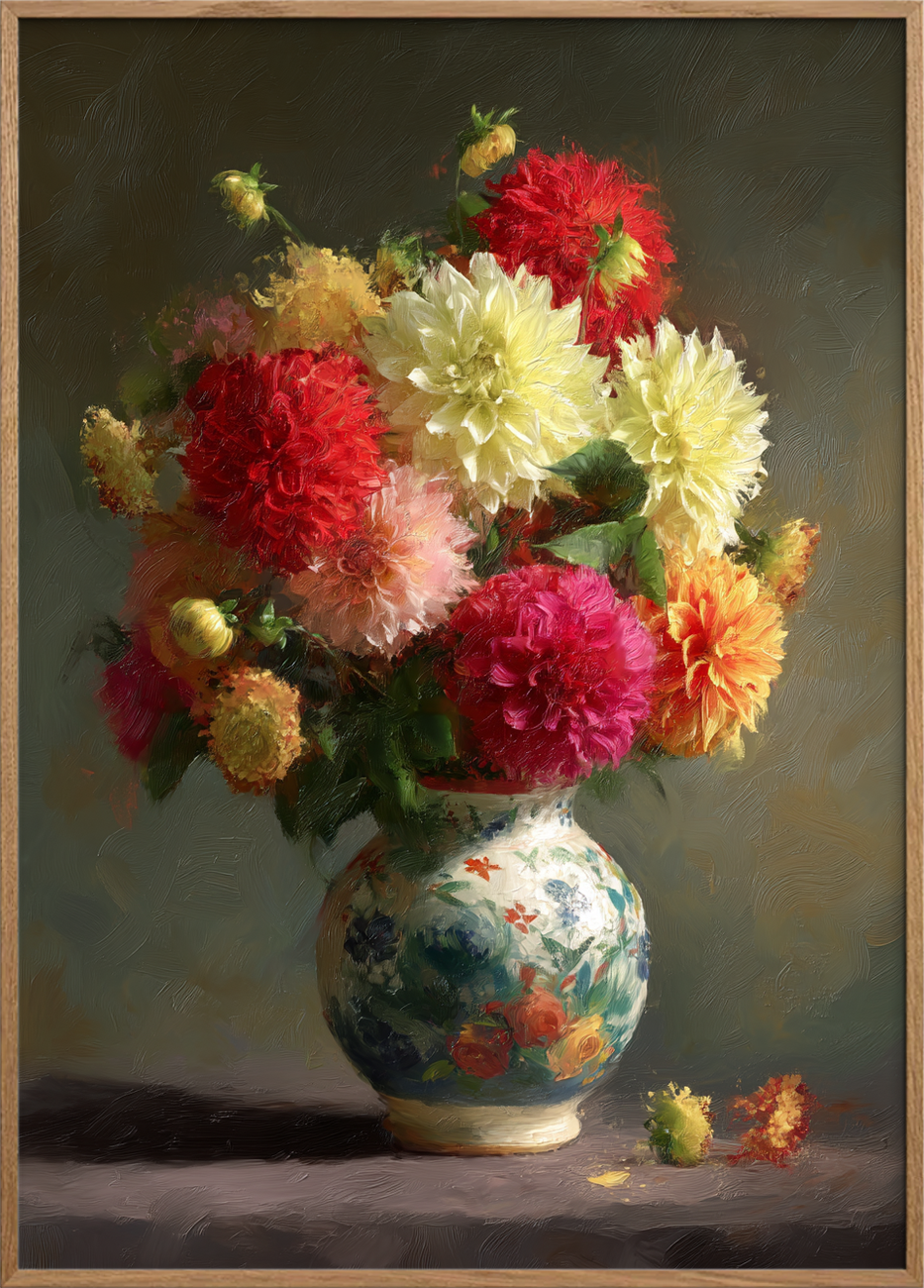 Duft af sommeraftens symfoni - Oak Frame, No Border