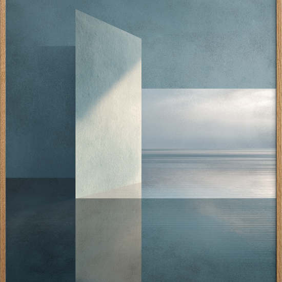 Rumets stille klang - Oak Frame, No Border