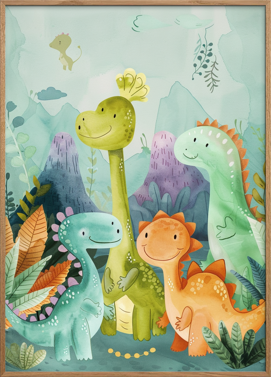 Dinosaurernes blide sang - Oak Frame, No Border