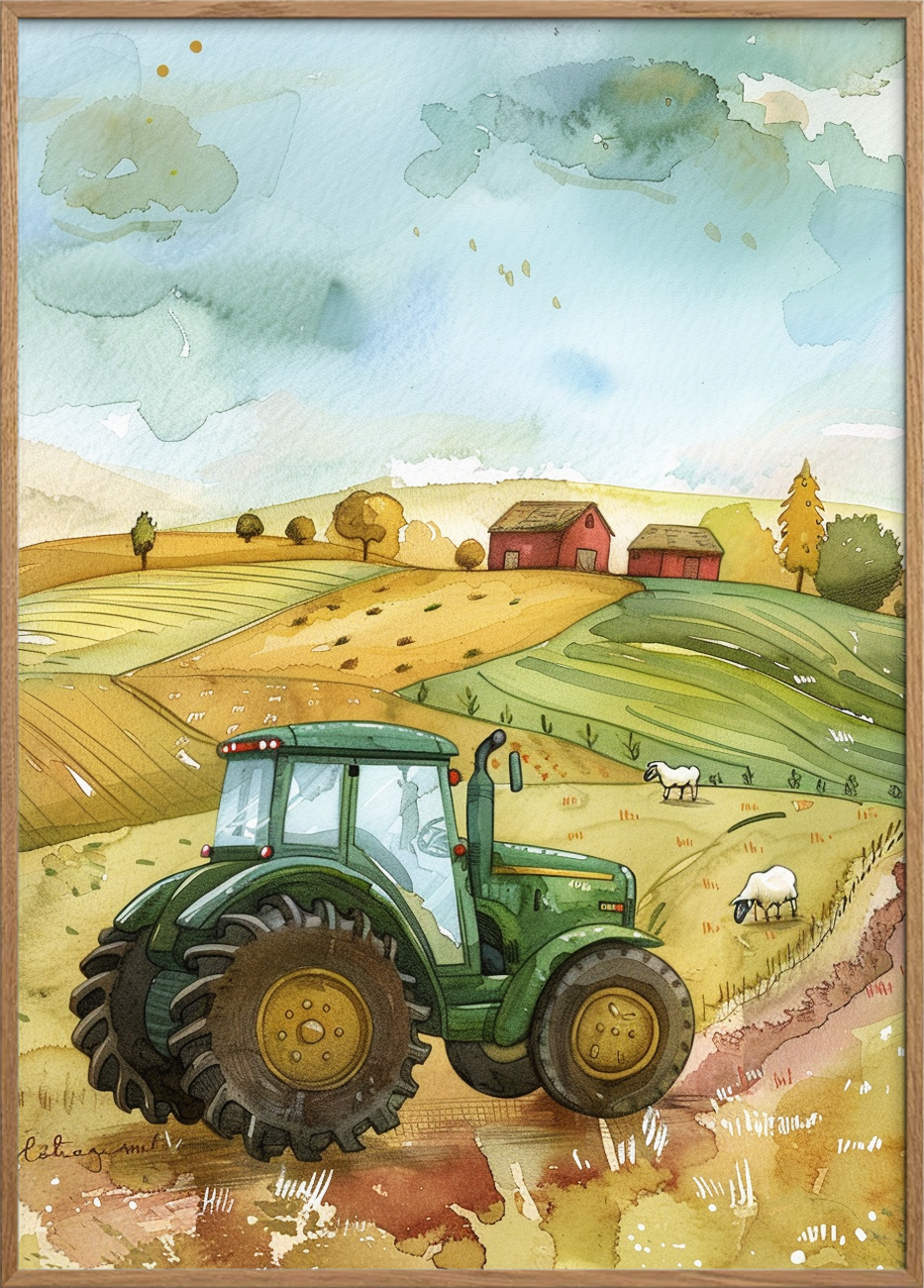 Vindens sagte hvisken - Oak Frame, No Border