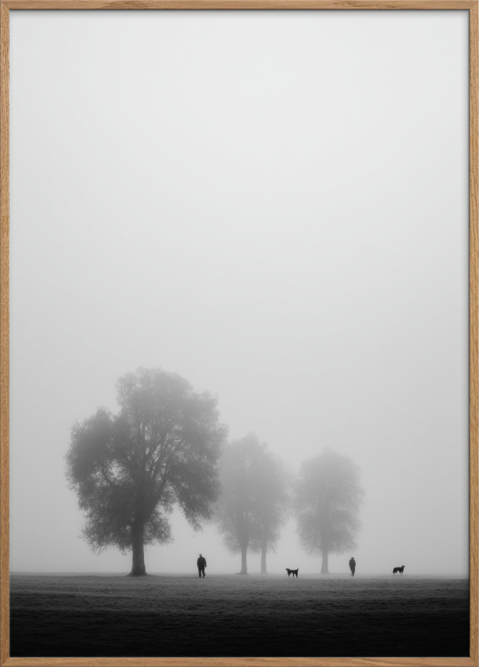 Tågens bløde hvisken - Oak Frame, No Border