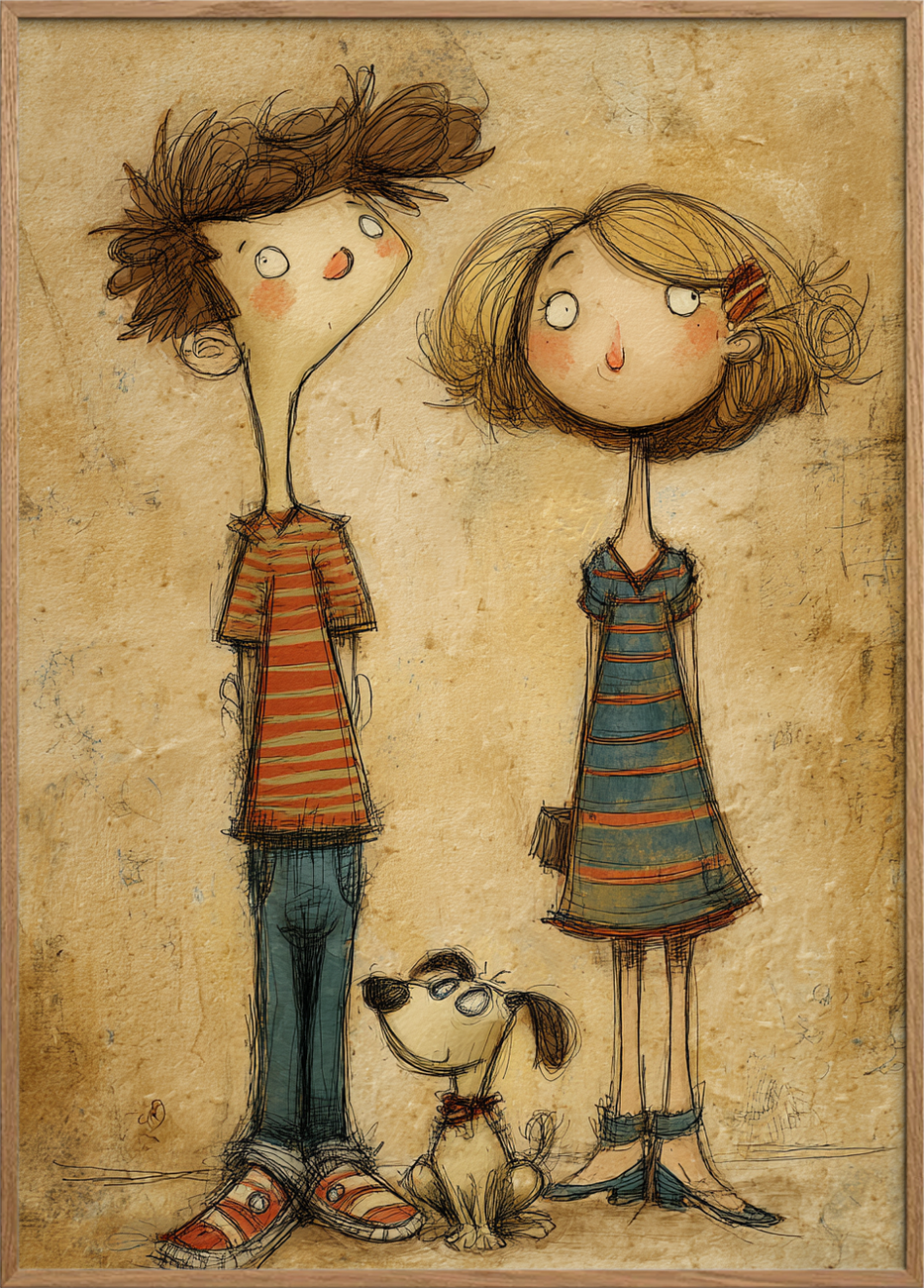 Smagen af gamle dage - Oak Frame, No Border