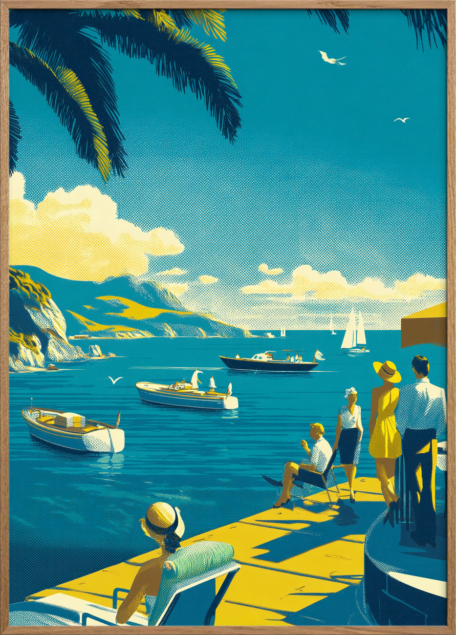 Salt på huden - Oak Frame, No Border