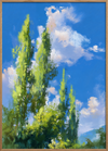 Duften af sommerhimlen - Oak Frame, No Border