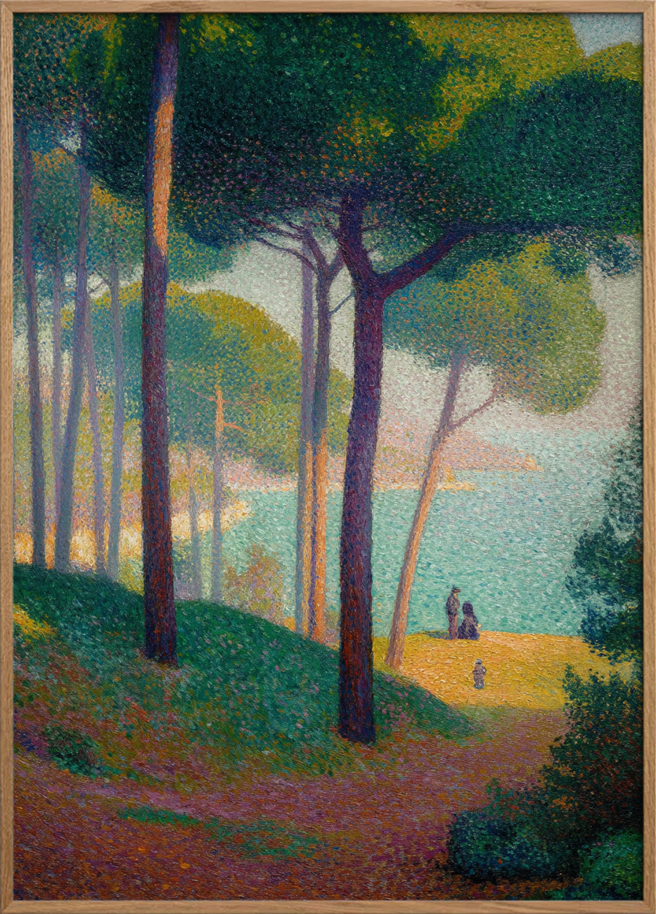 Stille hvisken ved kysten - Oak Frame, No Border