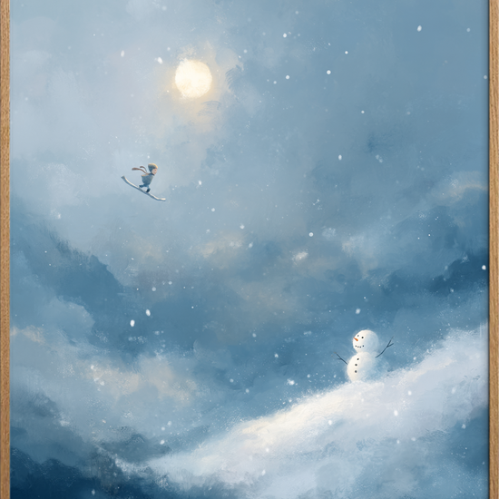 Vinger af kold vind - Oak Frame, No Border