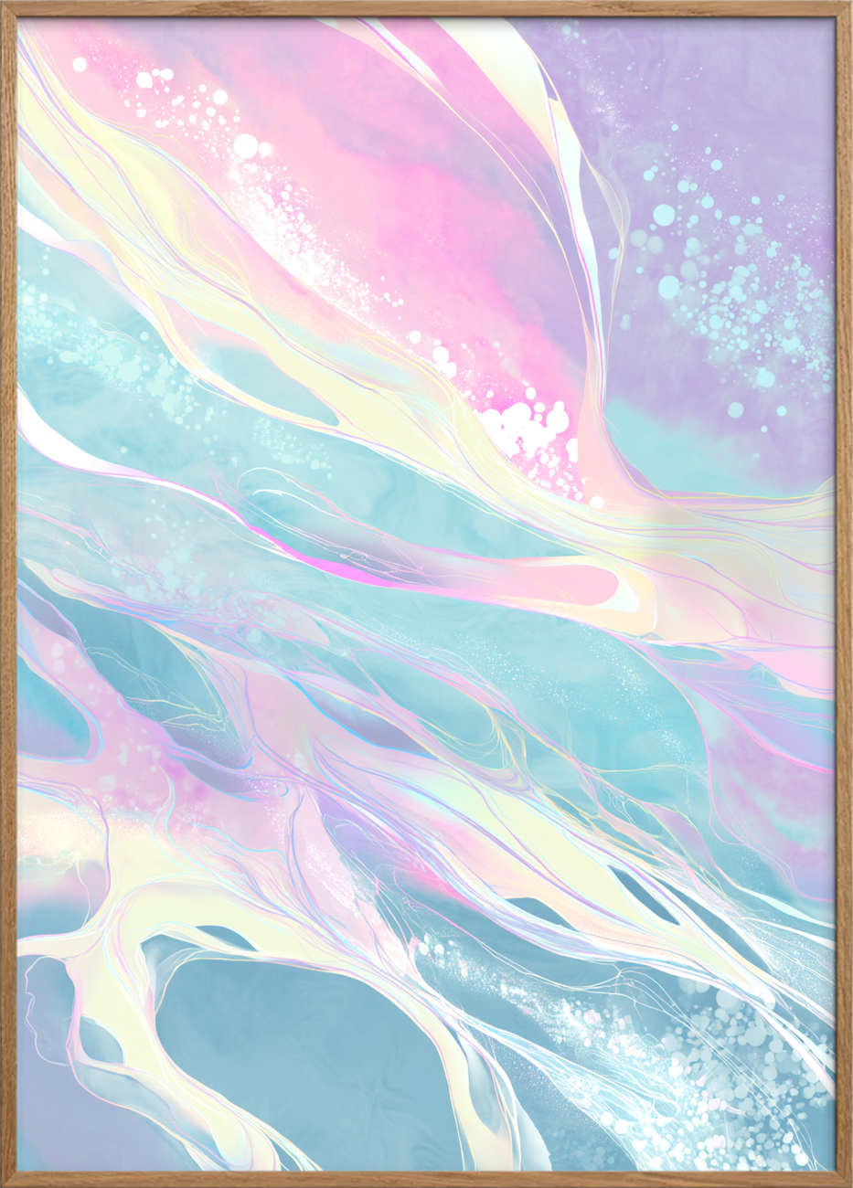 Hvisken fra sukkerskyer - Oak Frame, No Border