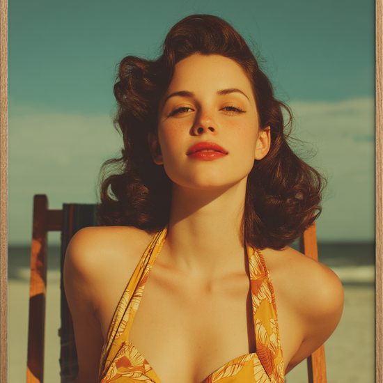 Smagen af salt og sol - Oak Frame, No Border